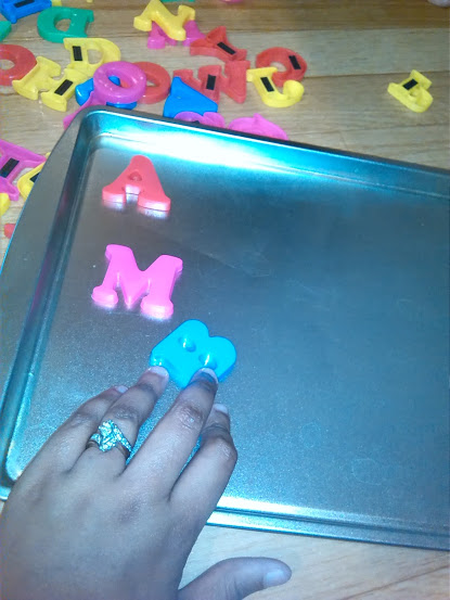 Toddler Learning! “Letter Learning Trays”