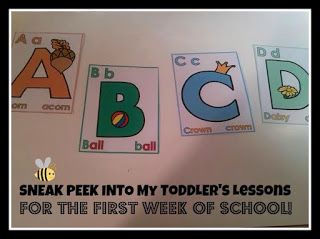 Sneak Peak Into My Toddler’s Lesson Plan for the First Week!